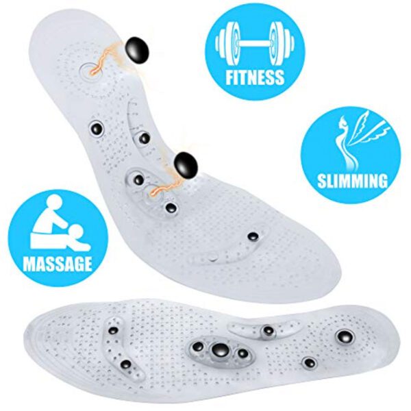 magnetic massage insoles weight loss slimming foot massage pain relief