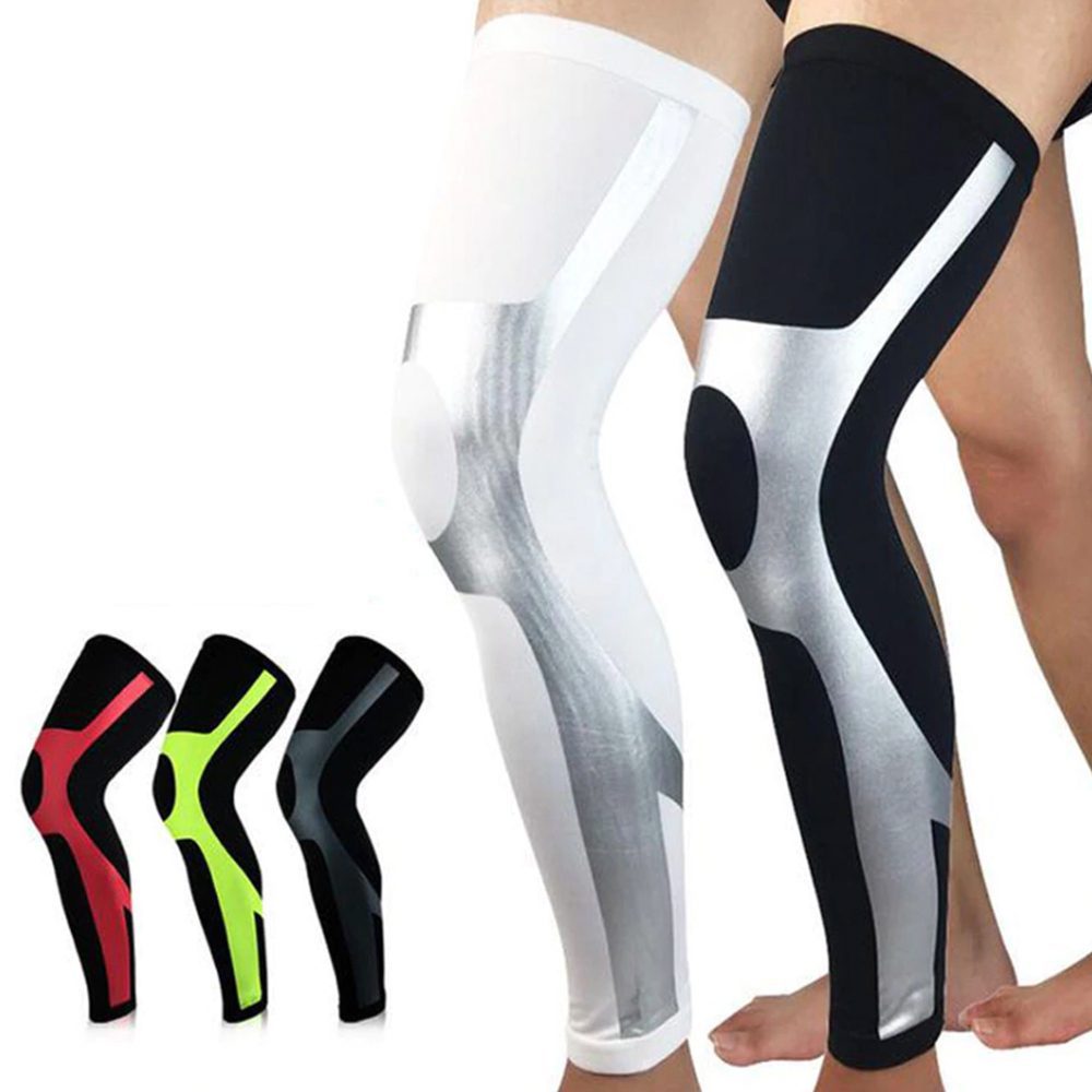 Leg Support Brace With Strap Thigh High Compression Sleeve Socks