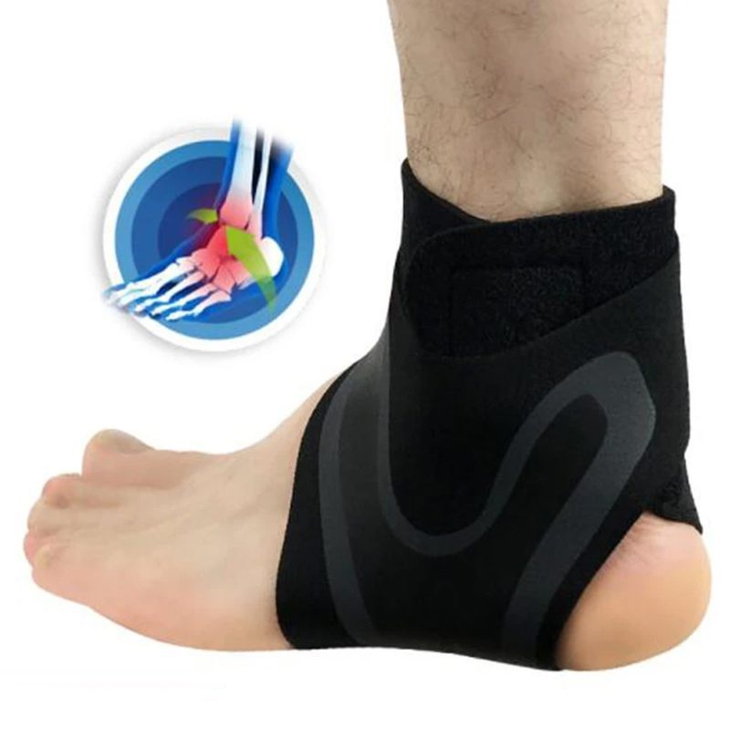 medi elastic ankle support brace compression sports sock sprain stabilise pain 