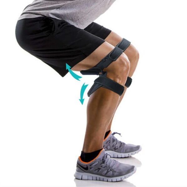 baronactive carbon spring power knee stabilizer brace