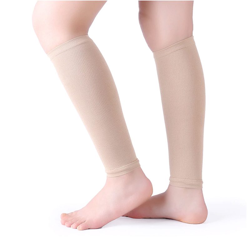 White Fishnet Stockings With Heart Pattern + Solid Leg Calf Sleeves Set For  Women