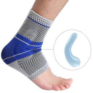 ankle brace silicone insert compression protection support plantar fasciitis heel support sprain swelling better blood circulation