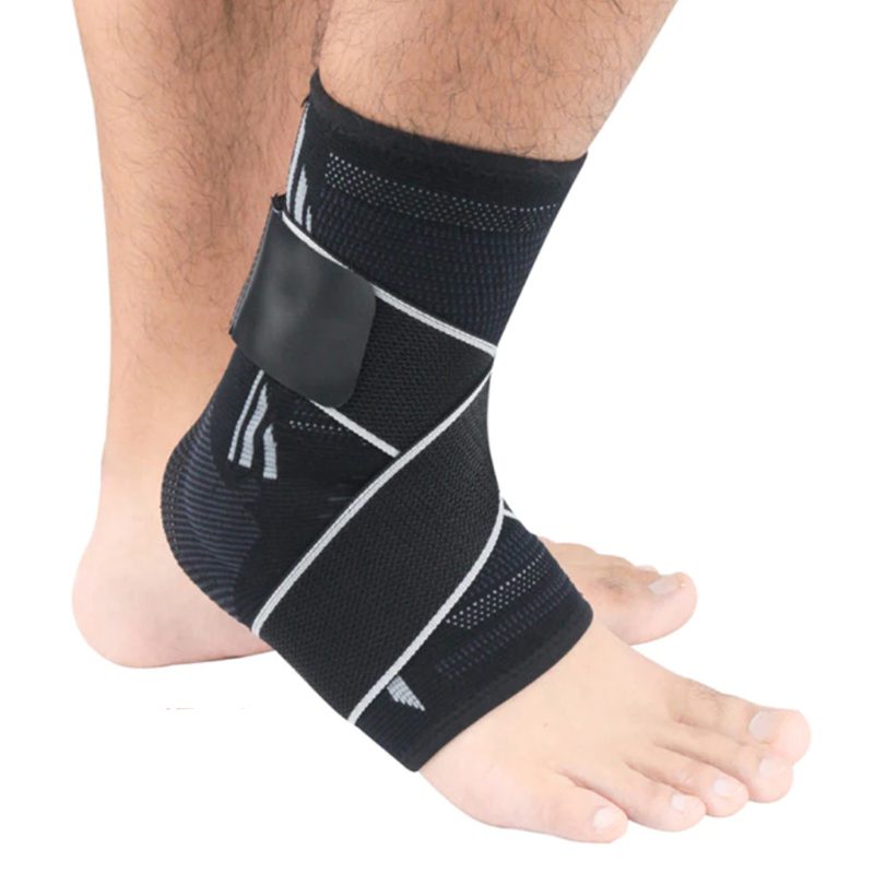 AimdonR Ankle Splint Elastic Stockings Plantar Fasciitis Arch Support Socks Foot Care Compression Cuff Relieves Swelling & Heel Spurs Ankle Support 