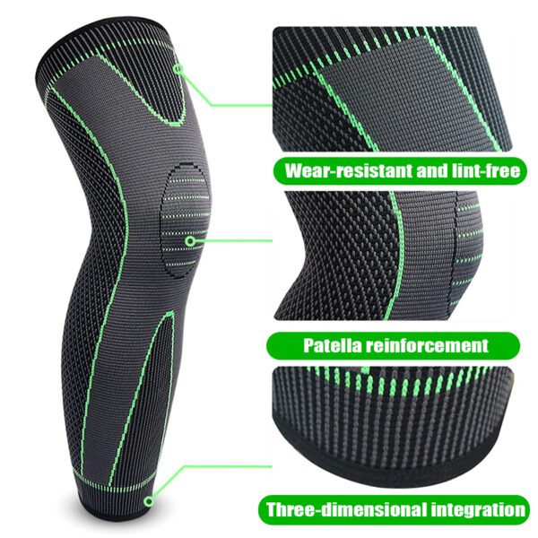 pro compression knee sleeve anti slip knee brace patella protection