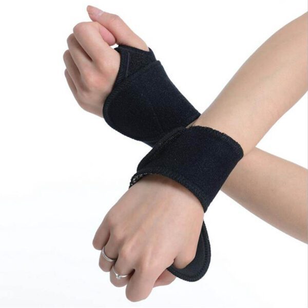 magnetic therapy tourmaline wrist brace better blood circulation pain relief less swelling numbness tingling carpal tunnel
