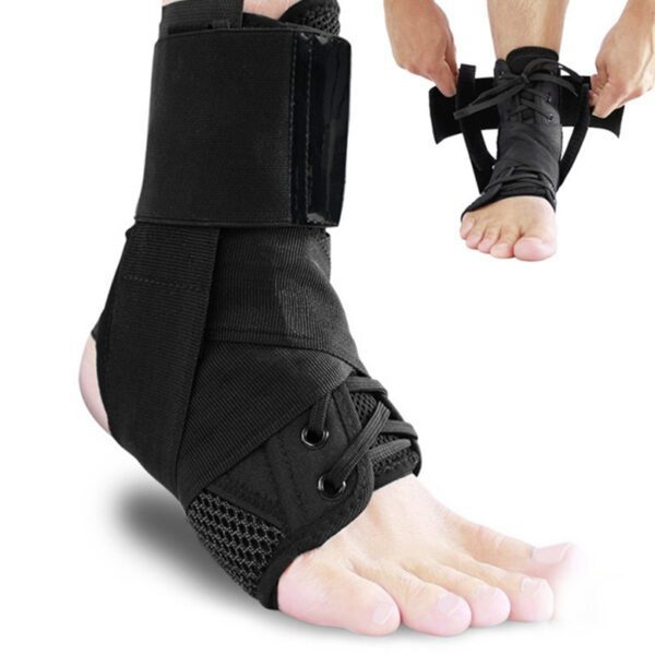 ankle brace with straps and laces premium support protection ankle sprains