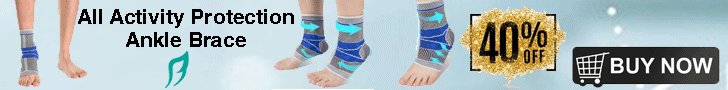 all activity ankle brace banner animation