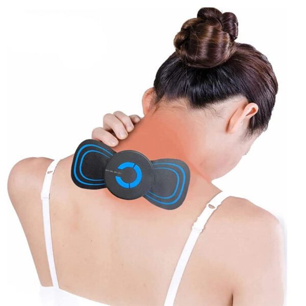 mini massager ems massager usb charging back neck shoulder leg calf foot pain relax muscles